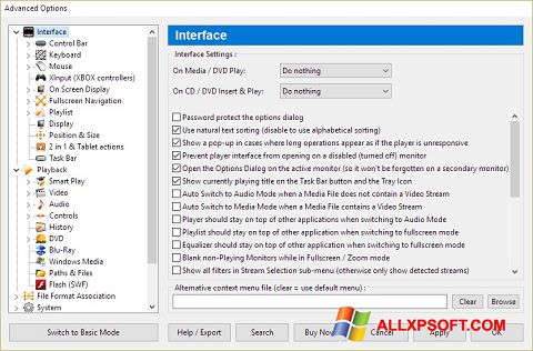 Screenshot Zoom Player Windows XP