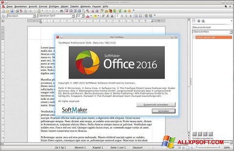 Screenshot SoftMaker Office Windows XP