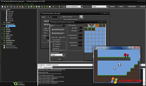 Screenshot GameMaker: Studio Windows XP