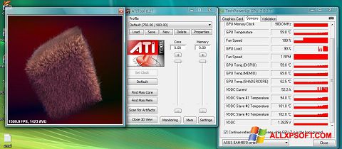 Screenshot ATITool Windows XP