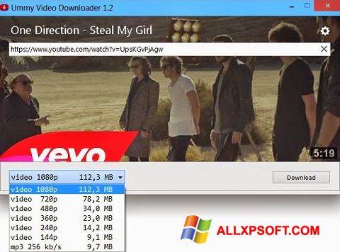 Screenshot Ummy Video Downloader Windows XP