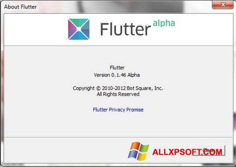 Screenshot Flutter Windows XP