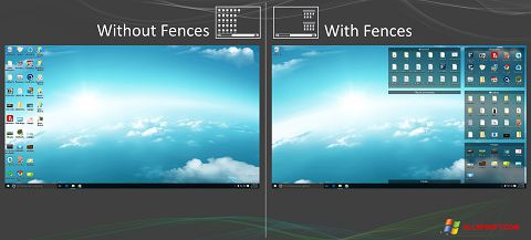 Screenshot Fences Windows XP