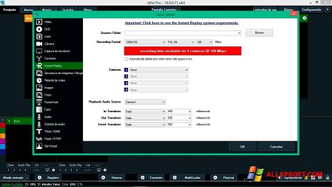 Screenshot vMix Windows XP