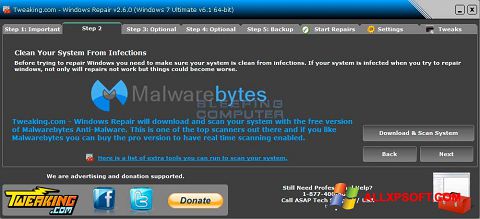 Screenshot Windows Repair Windows XP