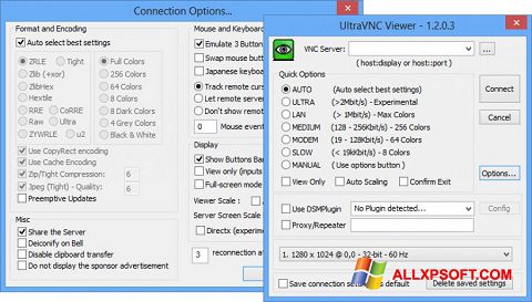 Screenshot UltraVNC Windows XP