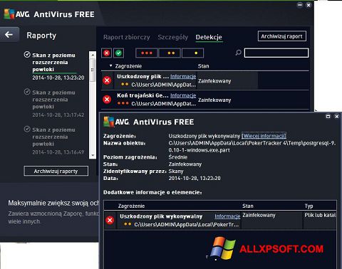 Screenshot AVG AntiVirus Free Windows XP