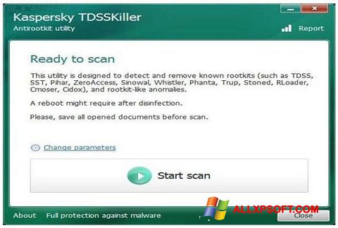 Screenshot Kaspersky TDSSKiller Windows XP