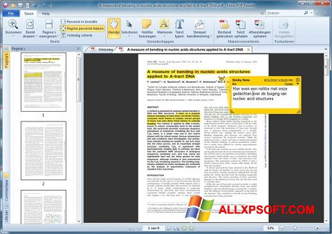 Screenshot Nitro PDF Reader Windows XP