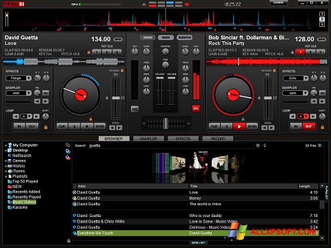 Screenshot Virtual DJ Pro Windows XP