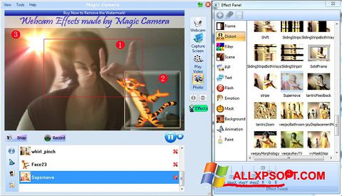 Screenshot Magic Camera Windows XP