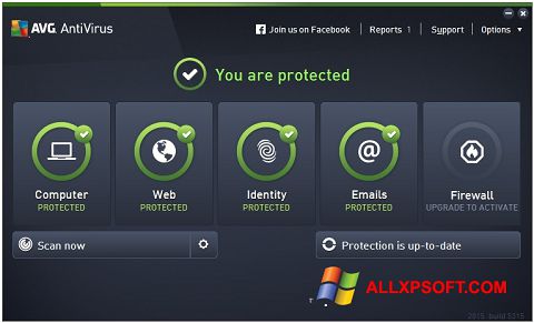 Screenshot AVG AntiVirus Pro Windows XP