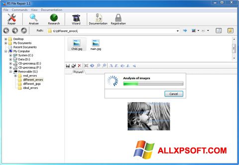 Screenshot RS File Recovery Windows XP