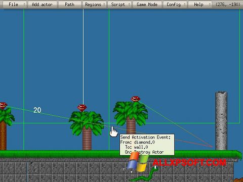 Screenshot Game Editor Windows XP