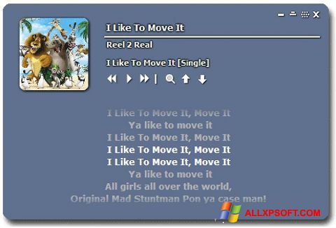 Screenshot Minilyrics Windows XP