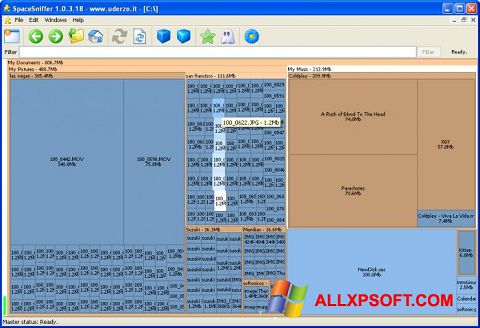 Screenshot SpaceSniffer Windows XP