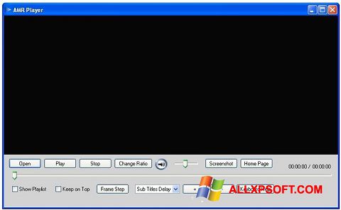 Screenshot AMR Player Windows XP