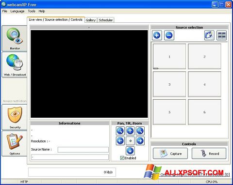 Screenshot webcamXP Windows XP