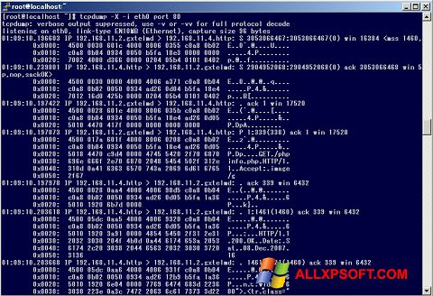Screenshot TCPDUMP Windows XP