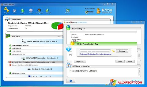 Screenshot Driver Detective Windows XP