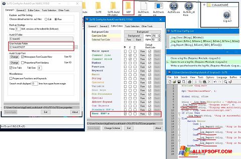 Screenshot SciTE Windows XP