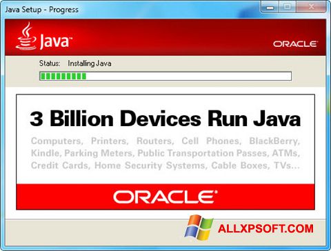 Screenshot Java Runtime Environment Windows XP