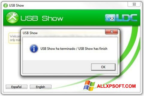 Screenshot USB Show Windows XP