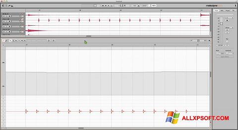 Screenshot Melodyne Windows XP