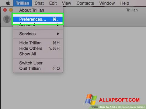 Screenshot Trillian Windows XP
