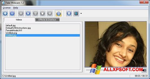 Screenshot Fake Webcam Windows XP