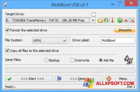 Screenshot Multi Boot USB Windows XP