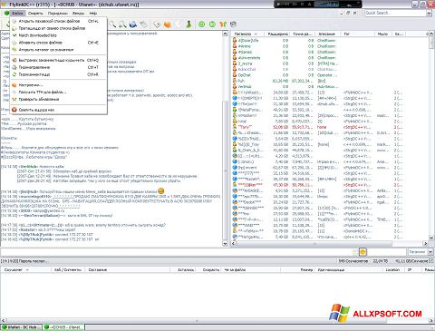 Screenshot FlylinkDC++ Windows XP