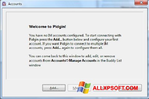 Screenshot Pidgin Windows XP