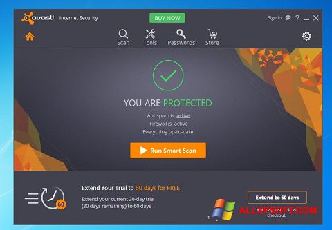 Screenshot Avast Internet Security Windows XP