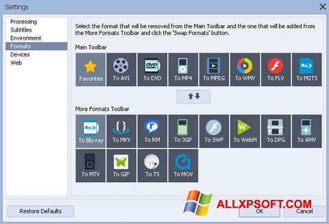 Screenshot AVS Video Converter Windows XP
