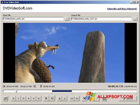 Screenshot Free Video Dub Windows XP