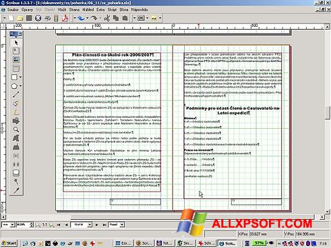 Screenshot Scribus Windows XP