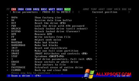 Screenshot MHDD Windows XP