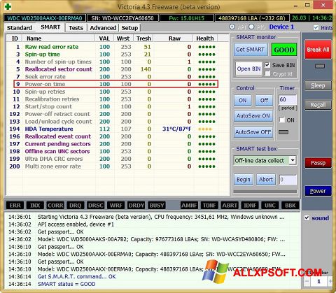 Screenshot Victoria Windows XP