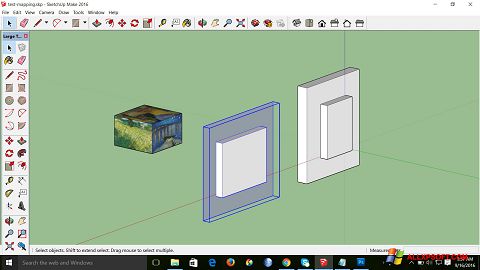 Screenshot SketchUp Make Windows XP