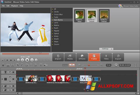 Screenshot Movavi Video Suite Windows XP