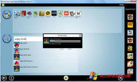 Screenshot BlueStacks Windows XP