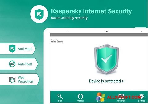 Screenshot Kaspersky Internet Security Windows XP