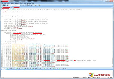Screenshot SecureCRT Windows XP
